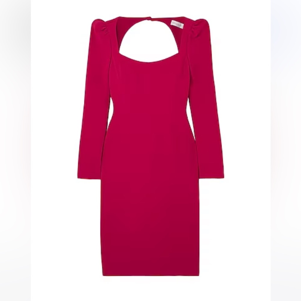 Beautiful Rebecca Vallance Fuchsia Midi Dress